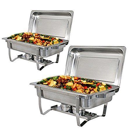 Zeny Pack Premier Chafers Stainless Steel Chafing Dish Qt Full