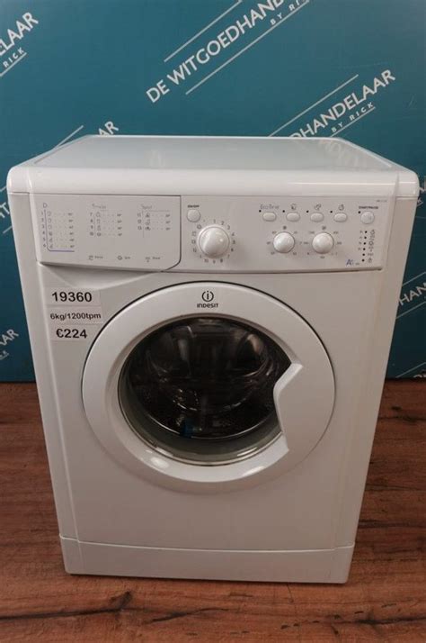 Wasmachine 6 Kg 1200 Toeren Indesit De Witgoedhandelaar