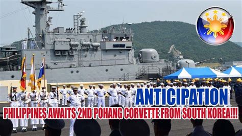 PHILIPPINES AWAITING SECOND POHANG CLASS CORVETTE FROM SOUTH KOREA