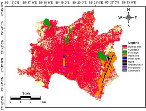 Land use map of Kathmandu Metropolitan City. | Download Scientific Diagram