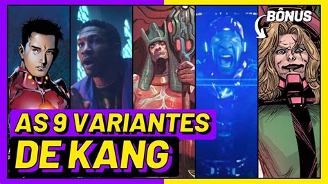 AS 9 VARIANTES DE KANG um bônus a história de Nathaniel Richards