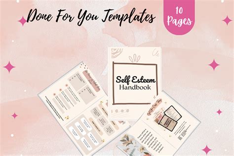 Canva Self Esteem Handbook Templates Graphic By Bellaroseworkshop