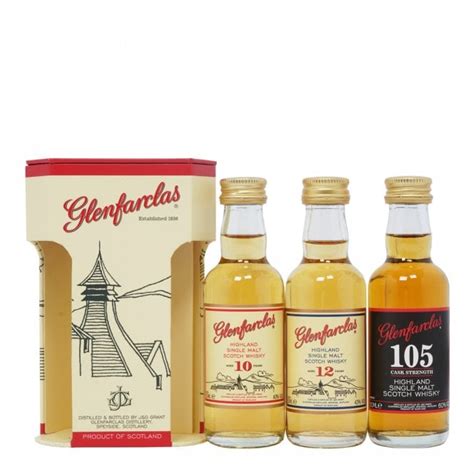 Glenfarclas Gift Pack Year Old Cl Miniatures Gift