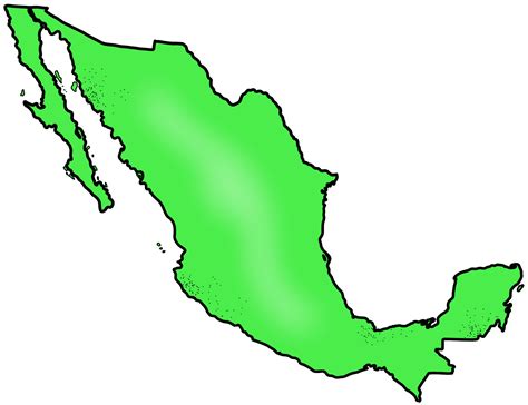 Mapa De Mexico Dibujo