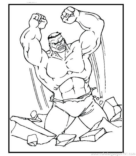 Hulk Cartoon Coloring Pages At Getdrawings Free Download