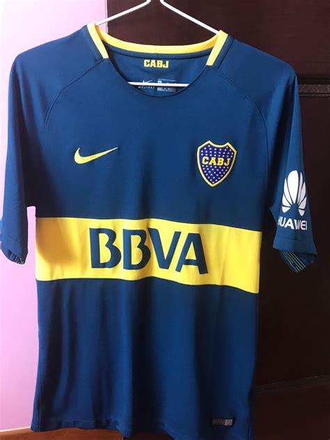 Authentic Boca Juniors Home Jersey 2017 2018 Men S Fashion Activewear