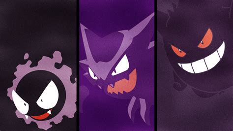 Gastly Haunter And Gengar By Katkera On Deviantart