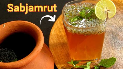 How To Make Sabjamrut L Sabja Seeds Drink For Weight Loss L Sabja