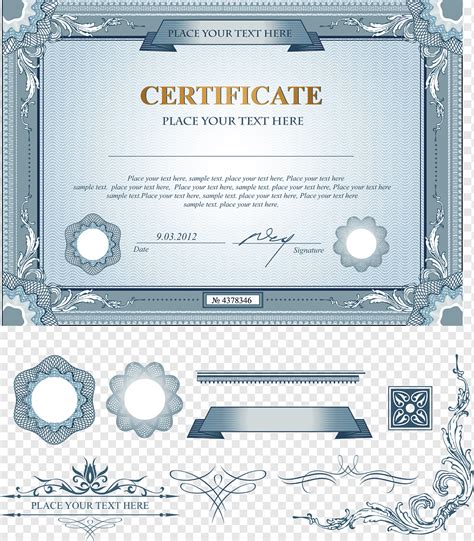 Certificates Template With Ornament Kit Png PNGWing