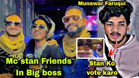 Mc Stan Friends Grand Entry In Big Boss Hous Big Boss 16 Munawar