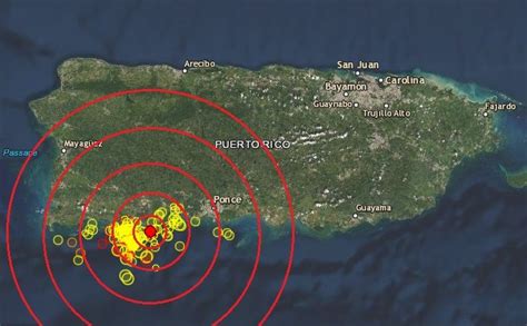 Sismo En Puerto Rico De Magnitud 5 4 Informa Usgs