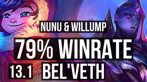 Nunu Vs Bel Veth Jng Rank Nunu Winrate Legendary