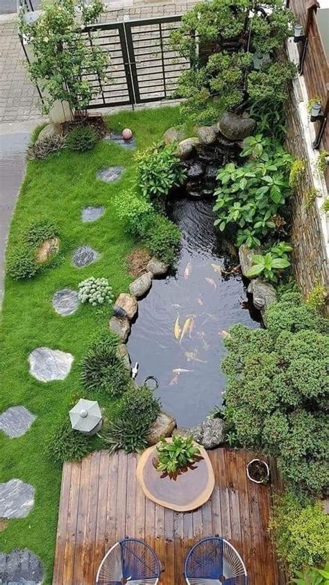 Landscape ideas | Garden pond design, Backyard landscaping designs ...