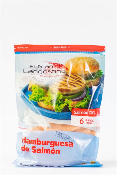 Hamburguesa de Salmón El Gran Langostino