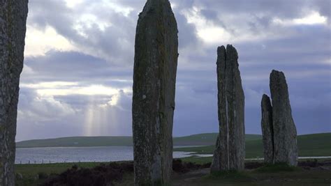 ORKNEY ISLANDS, SCOTLAND - CIRCA 2015 - The Sacred Celtic Stones On The Islands Of Orkney In ...