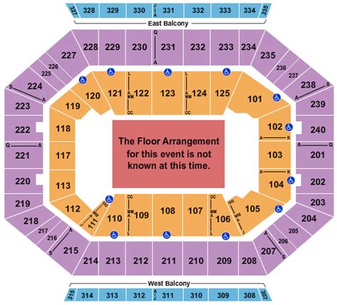 Disney On Ice Tickets Seating Chart DCU Center Generic Floor