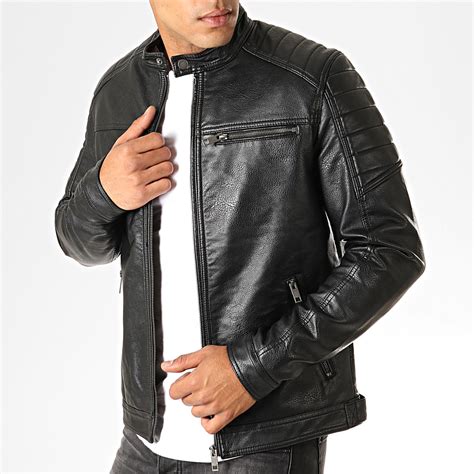 Jack And Jones Veste Biker Rocky Noir LaBoutiqueOfficielle