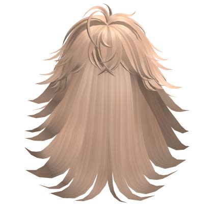 Spiky Overgrown Long Manga Hair Mane Blonde Roblox