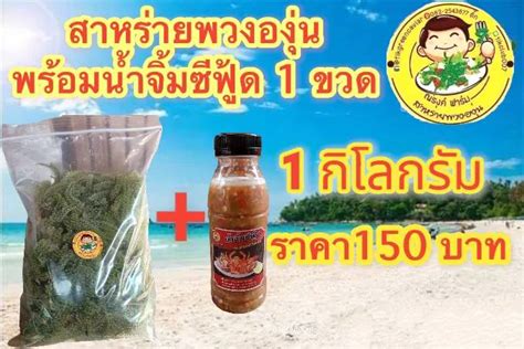 สาหร่ายพวงองุ่น 1กิโลกรัม น้ำจิ้มซีฟุ๊ด 1 ขวด 149 บาท ร้าน ณรงค์ ฟาร์ม สาหร่ายพวงองุ่น Lazada