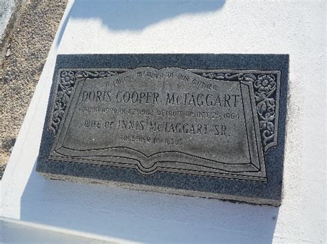 Doris Cooper Mctaggart M Morial Find A Grave