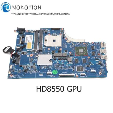 NOKOTION Placa Base Para Port Til HP Envy TouchSmart 15 15 J 720578 501