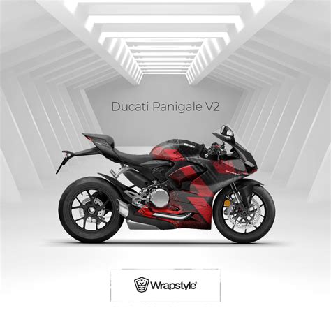 Ducati Panigale V2 - Black & Red Design | WrapStyle