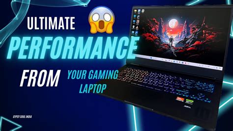 Get Best Performance From Gaming Laptop Laptop Setup Guide Youtube