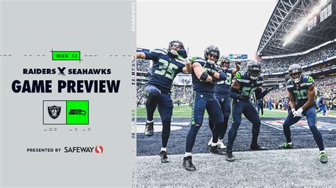 2022 Week 12 Seahawks Vs Raiders Game Preview