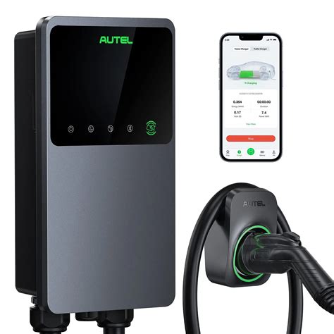 Autel Maxicharger Home Ev Charger Up To 40 Amp 240v Level 2 Wifi Bluetooth Enabled Evse