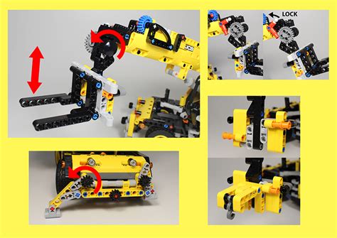 Lego Moc Jcb Roto Telehandler By Technicprojects Rebrickable Build