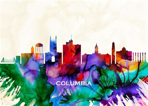 Premium Photo | Columbia skyline