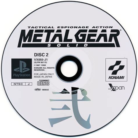 Metal Gear Solid cover or packaging material - MobyGames