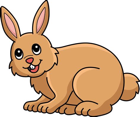 Rabbit Cartoon Colored Clipart Illustration 14743625 Vector Art At Vecteezy