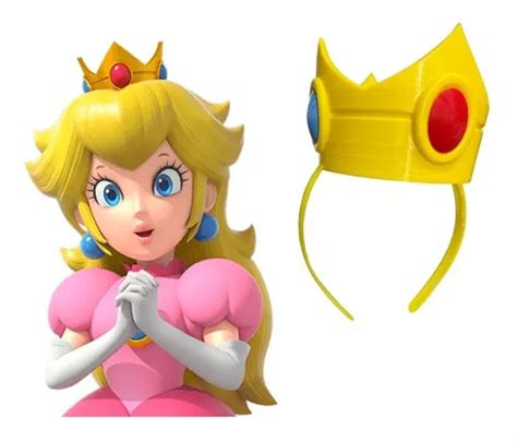 Mario Corona Princesa Peach Nueva Pelicula Cosplay Disfraz Envío gratis