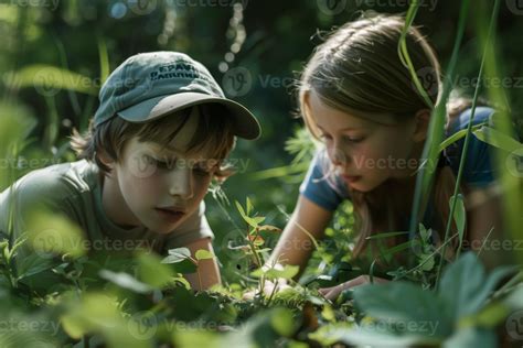 Children Exploring Nature In Wilderness 46835233 Stock Photo at Vecteezy