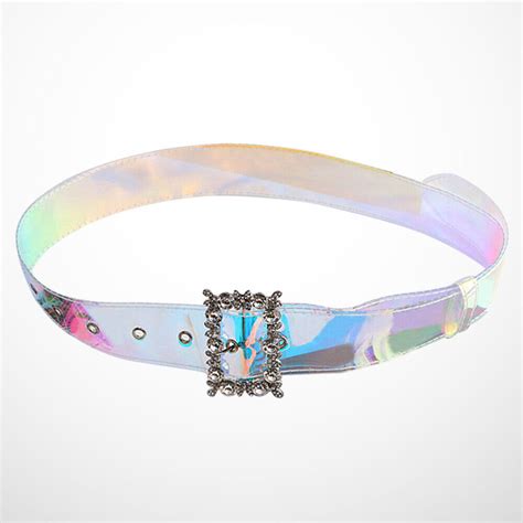 Fashion Waist Belt Women Transparent Belt Waist Belt Dress Colorful