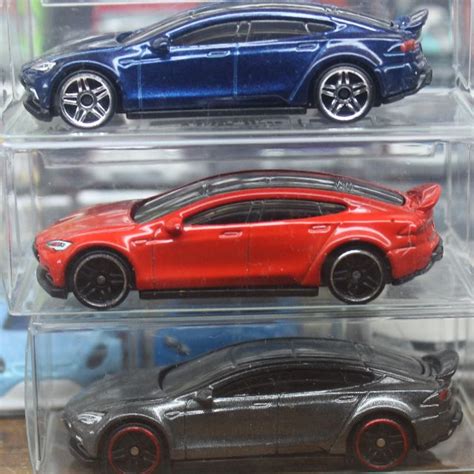 Hot Wheels Tesla Model S Hobbies Toys Toys Games On Carousell