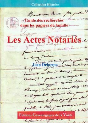 Les Actes Notari S