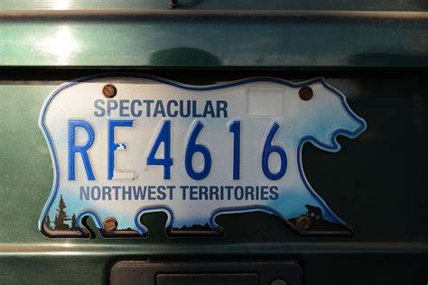 01D Spectacular Northwest Territories License Plate