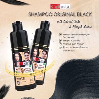 Jual Cultusia Coloring Shampoo Original Black With Ekstrak Jahe