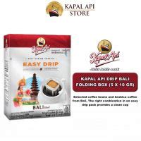 Kapal Api Drip Bali Blend Folding Box 5 Sachet X 10 Gr Kapal Api