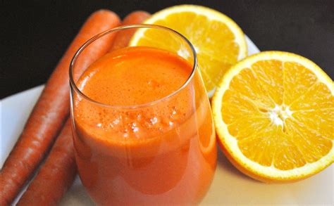 Suco De Laranja Com Cenoura