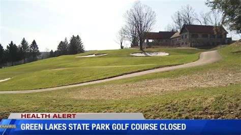 Golf Course At Green Lakes State Park Closed Wsyr