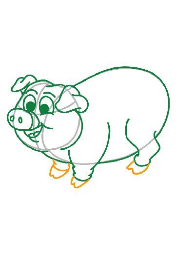 How To Draw Pork Art And Craft