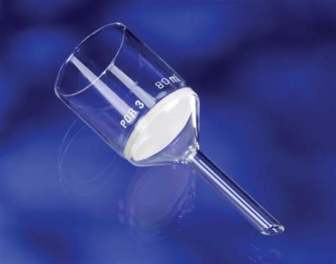 Fisherbrand Glass Funnel Filter with Sintered Glass Disc Capacity: 80mL; | Fisher Scientific