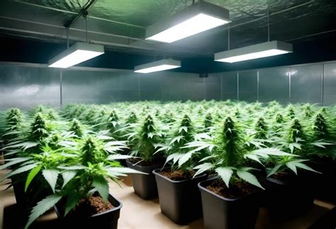 Premium Photo A Wellmaintained Cannabis Grow Room With Optimal