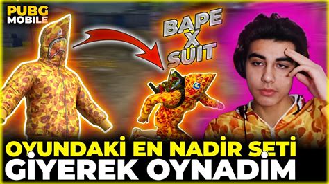 Oyundak Bape X Set N Ger Ekte G Yd M Ek P Ok Oldu Youtube