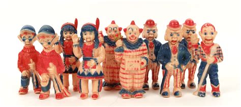 Lot Detail 1950s Circa Howdy Doody And Friends Movable Mouth Plastic Toys Lot Of 10