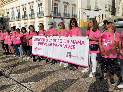 Caminhada Outubro Rosa Sensibilizou Para A Luta Contra O Cancro Da