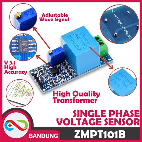 Jual Zmpt101b Voltage Transformer Module Ac Active Output Voltage Sensor Shopee Indonesia